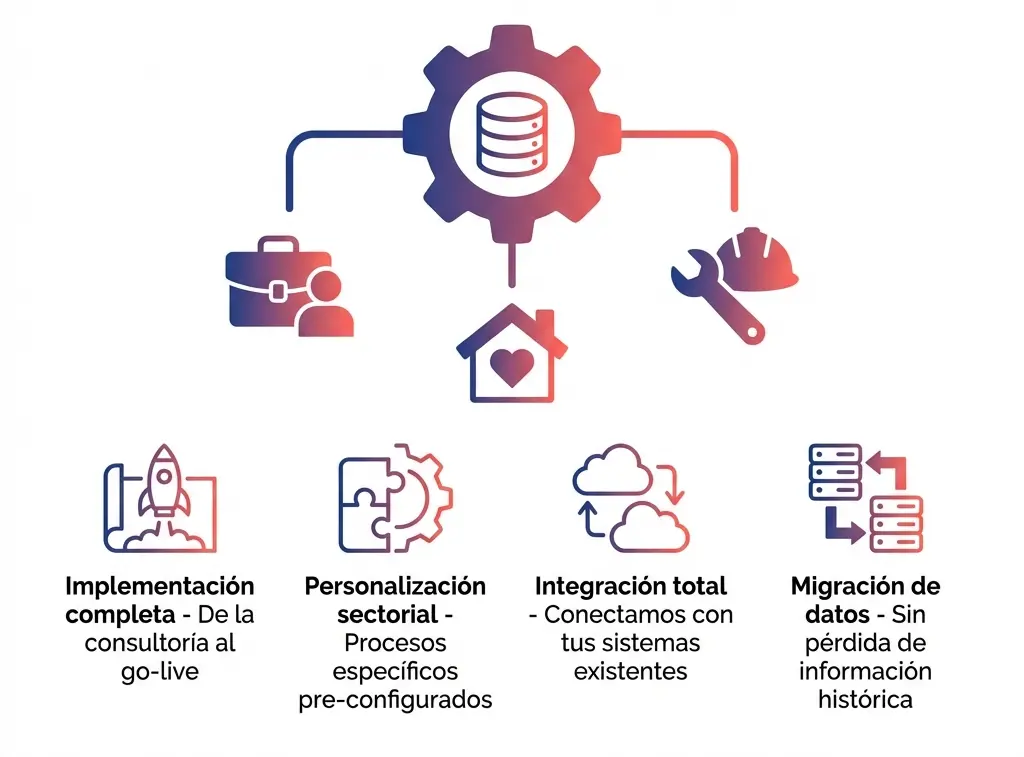 erp sector cuidado agencias colocacion