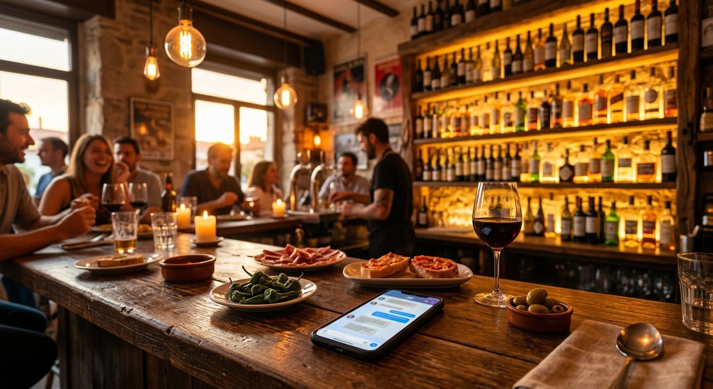 Bar con asistente IA integrado